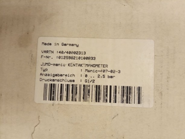 407-02-3 (0-2,5 bar)