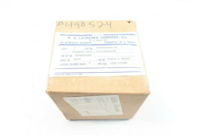 620WA86KBWS-29 R.G. LAURENCE COMPANY