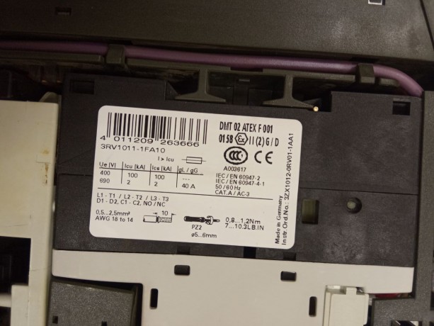 3RK1903-0AB00+3RH1911-1AA01+3ZX1012-0RH11-1AA1+3RV1011-1FA10